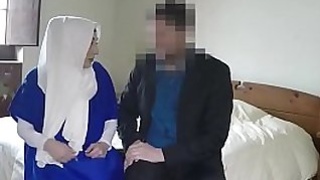 Arab girl getting fucked hard in the hotel room