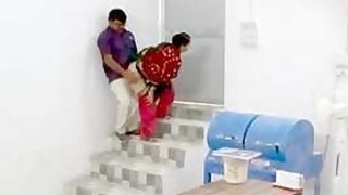 Desi housewife fucking by the boss