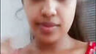 Sexy Lankan Girl Showing Breasts