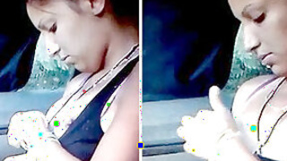 Girl sucking cock in the car