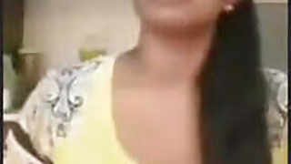 Sexy black girl showing on video call