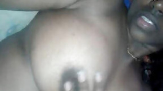 Horny girl on fire