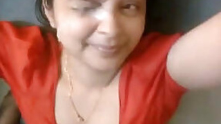 Horny nri Bhabhi blowjob and her husband CUm on her face