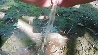 Tik Tok Teen girl pissing in coconut grove