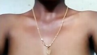 Tamil Bhabhi Records His Nude Video