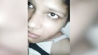 Desi teenager swallows a guy's dick like a lollipop on a stick.