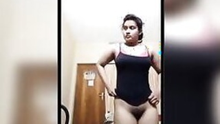 Virgin Nude Selfie Striptease Show Video