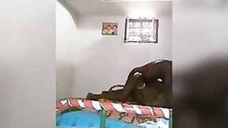 Horny mother has XXX sex with a mustachioed man in her bedroom