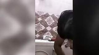 Sexy vagina cleaner video taken by her boyfriend