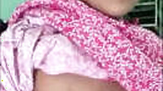 Dehati beautiful bhabhi is milking the vodo