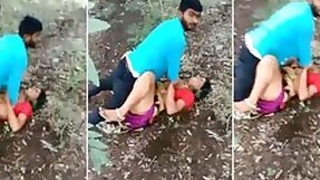 Desi randy fucked outdoors, caught by country young guy, sex MMC