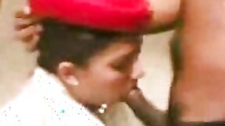 Desi Indian Stewardess Gives Blowjob to Passenger Scandal