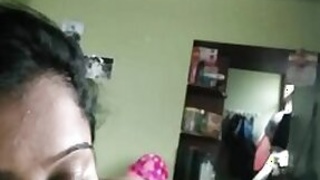 Mature wife Desi XXX gives a wet blowjob to her husband MMC