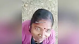 Desi Randi Blowjob Outdoors