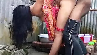 Rustic sex with married wife in Red Sari Official video from