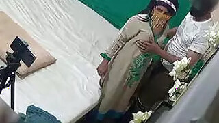 Indian village maid desi fucks herself in her pussy with her boss in Hindi