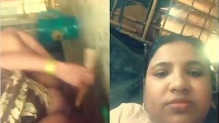 A horny Desi Bhabhi masturbating