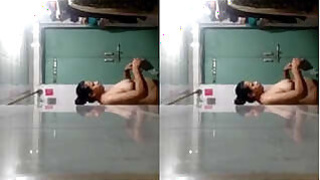 Desi Bhabhi After Bathing Hidden Camera Video Part 1